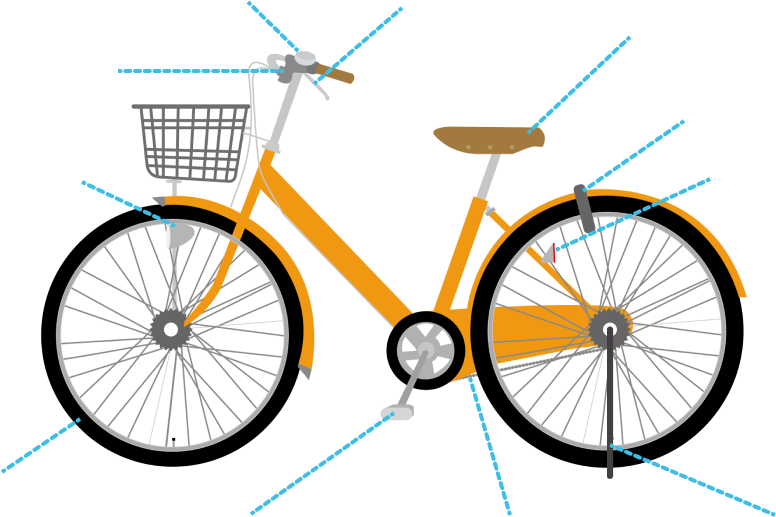 自転車の点検