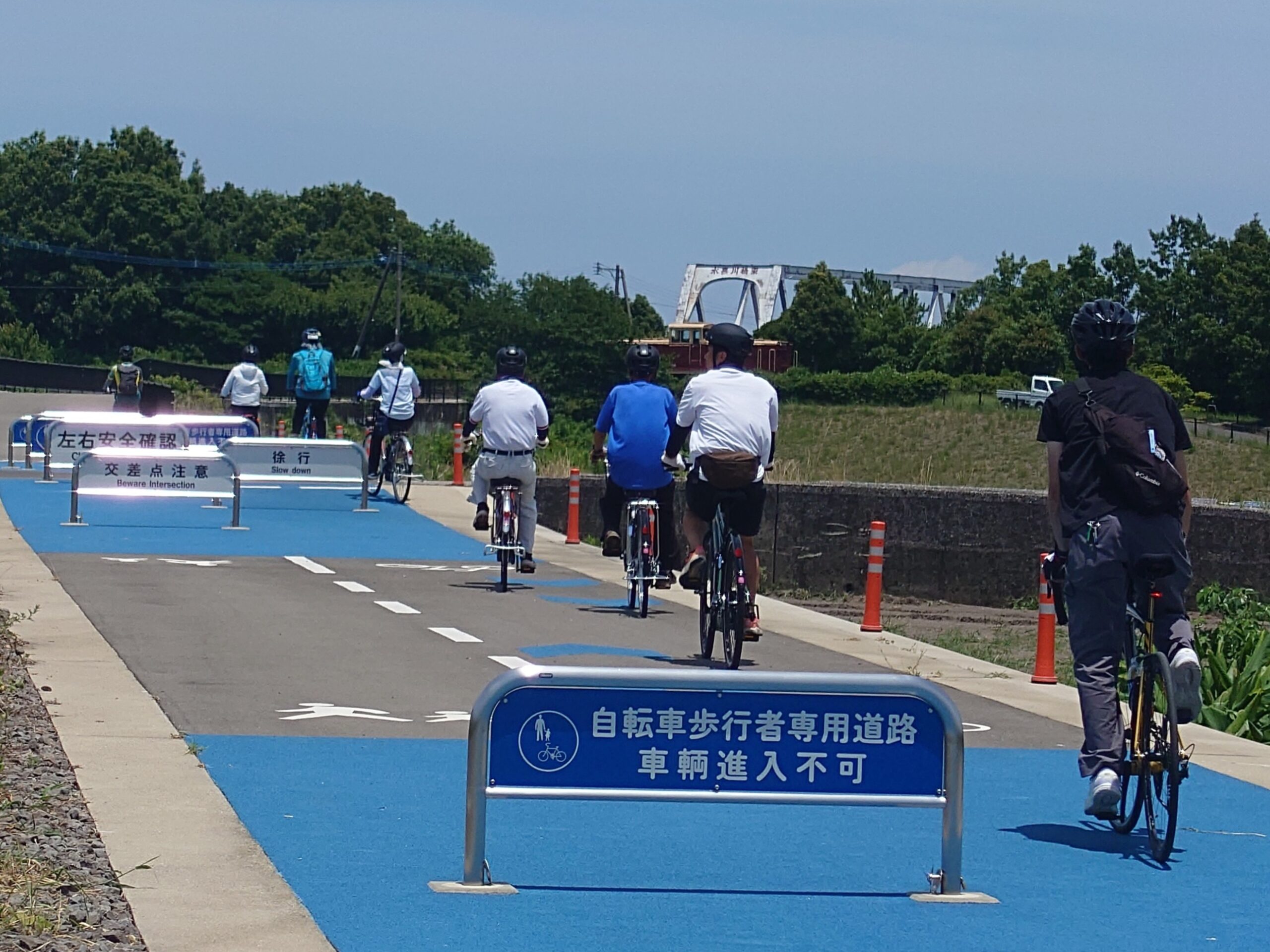 道の駅ひまわりでサイクルイベントが開催されました